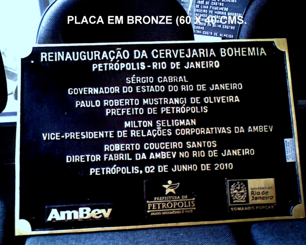 PLACA DE BRONZE 6