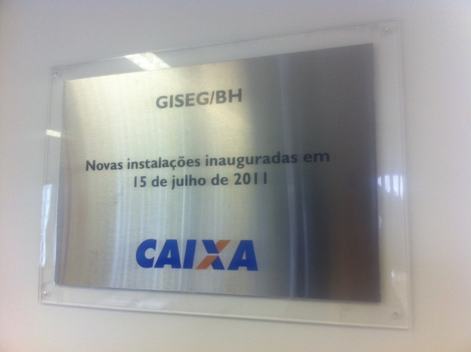 Placa em impress�o digital