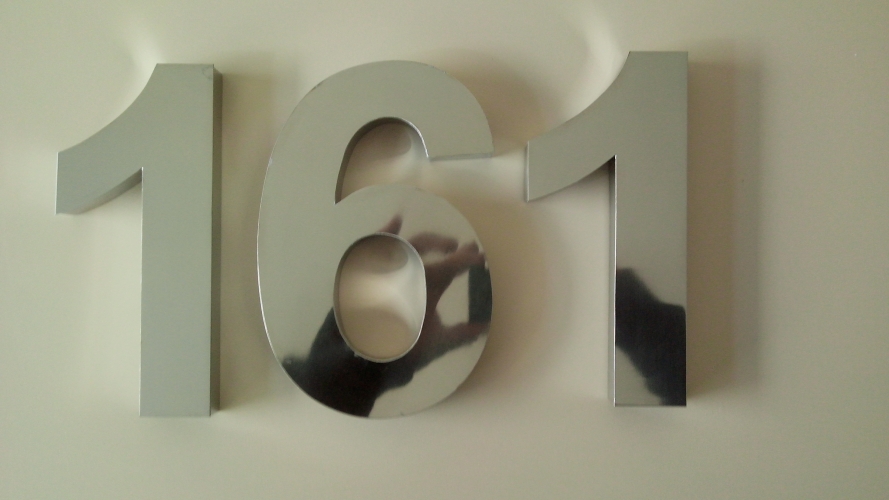 NUMEROS EM A�O INOX.