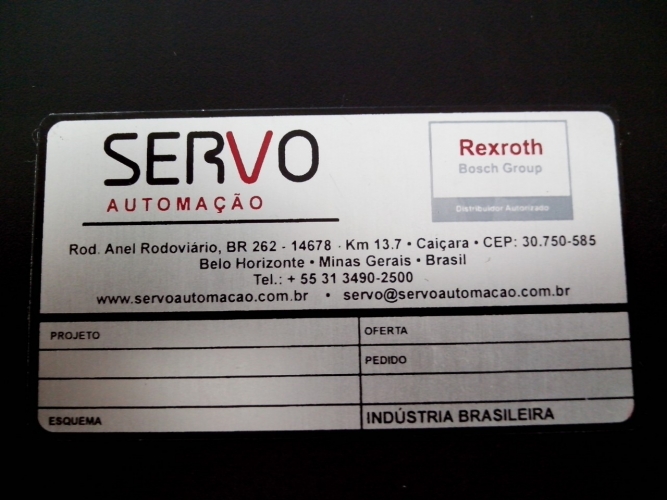 Etiquetas de alumínio anodizado