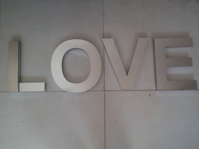 LETRAS INOX BRILHANTE