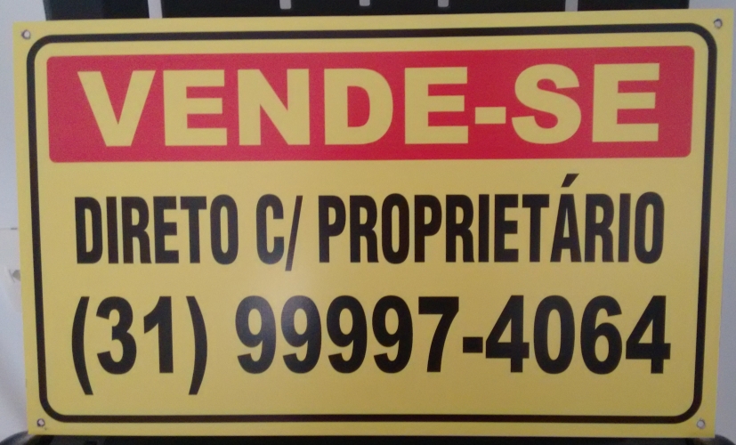 PLACA EM CHAPA COM IMPRESS�O DIGITAL VENDE-SE