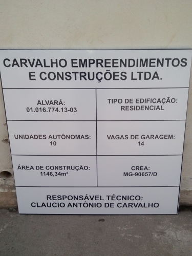 PLACA DE OBRA