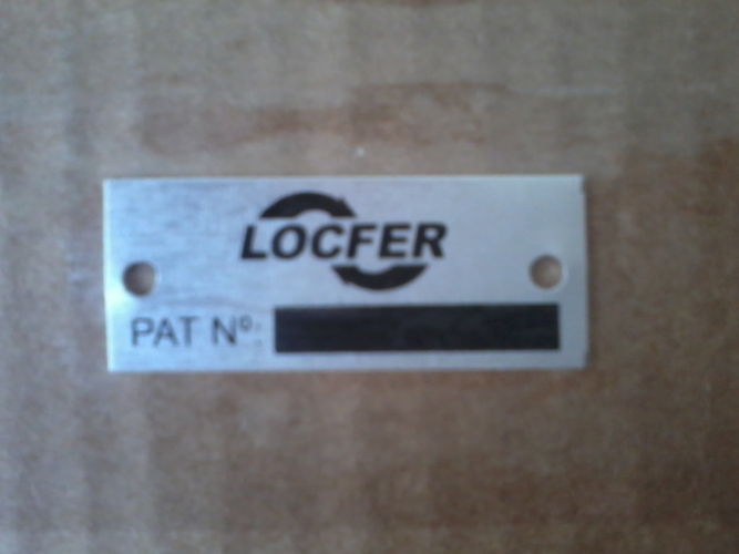 Etiqueta de alumínio