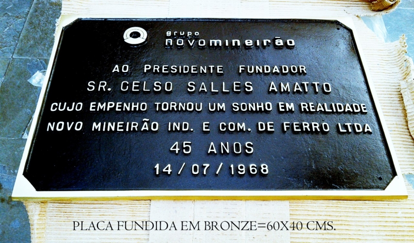 PLACA DE BRONZE 2