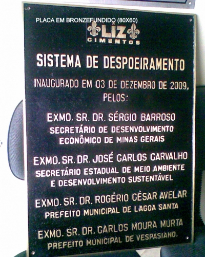 PLACA DE BRONZE 5